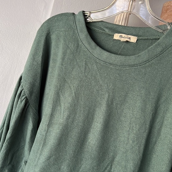 Madewell Dreamiest Knit Long-Sleeve Tee | Simply Sage | Size: S - Picture 3 of 14